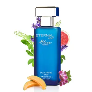 Eternal Love Blue for Women 100 ml EDP Spray Vibrant Fresh Fragrance with Mandarin Quince Jasmine Orchids Musk Vanilla