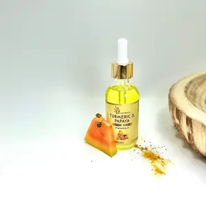 Glow Gold Tumeric and Papaya Brightening Oil Skincare Serum - Serums, Comfort