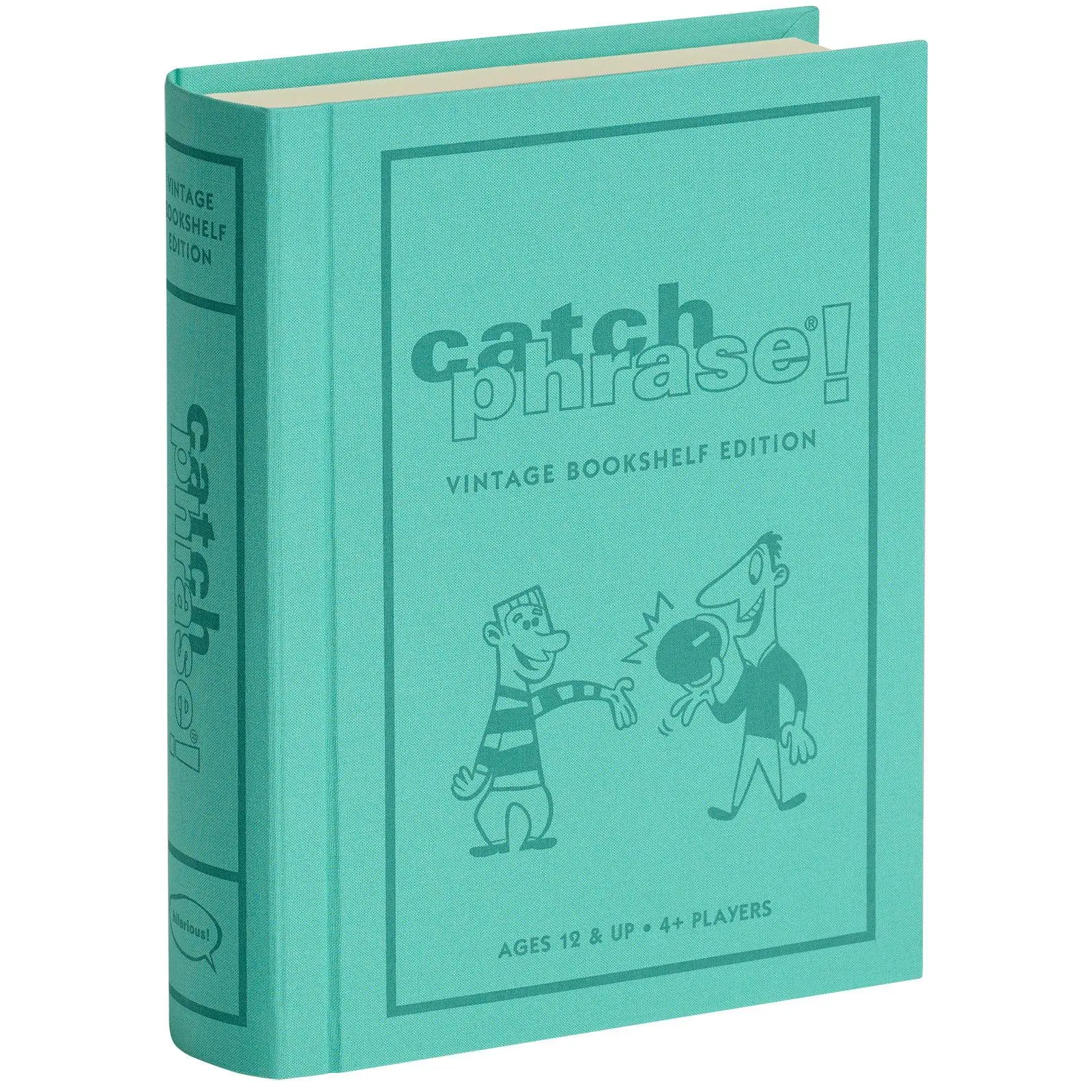 WS Game Company Catch Phrase Vintage Bookshelf Edition Party Game for 4+ Players, Ages 12+