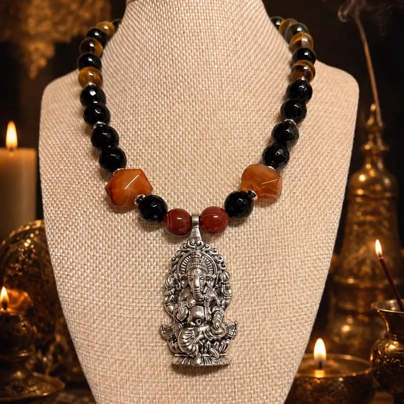 Celestone Ganesha Necklace