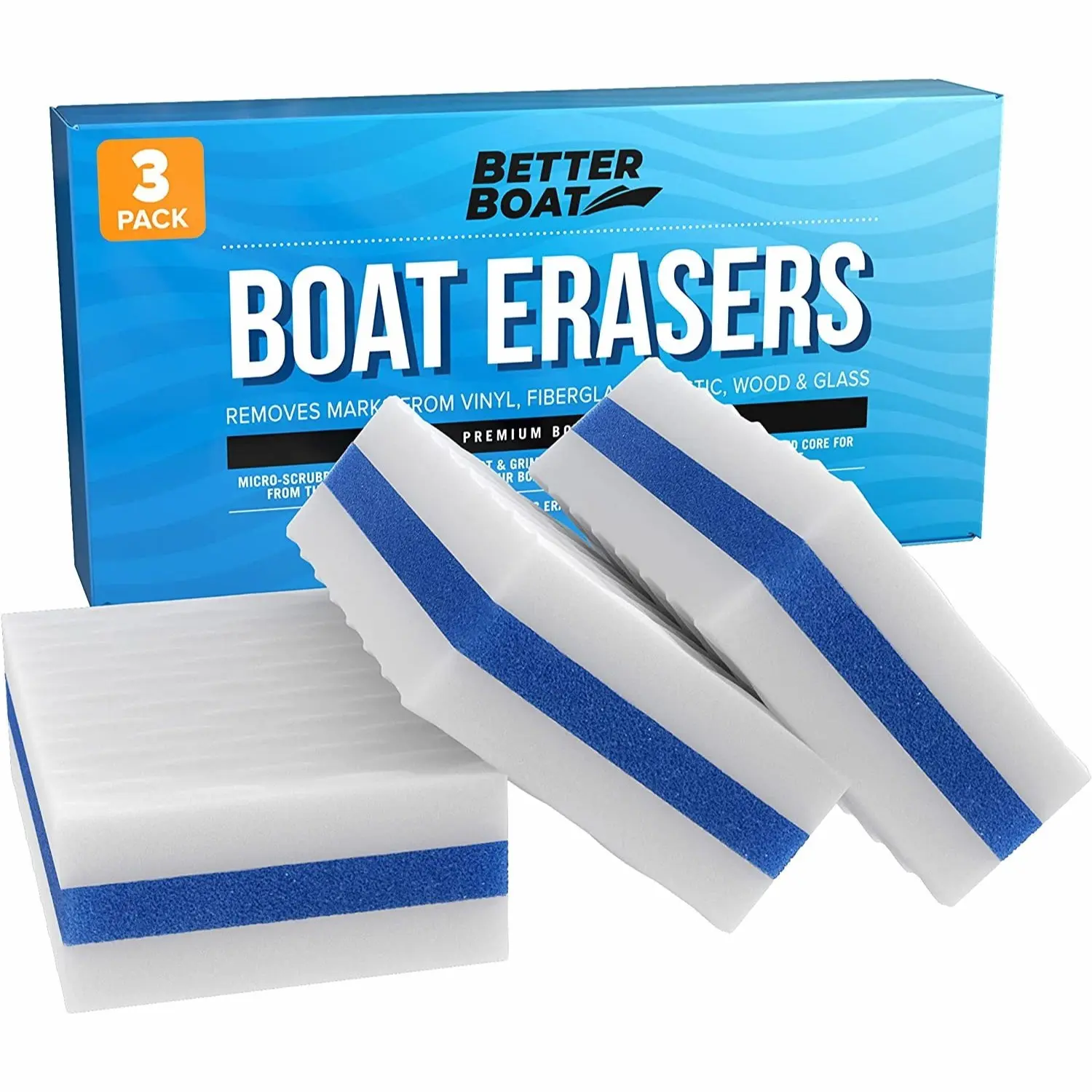 Boat Scuff Erasers Boating Accessories Gifts for Cleaning Boat Accessories Pontoon Fishing Jon Boats Decks Vinyl Boat Cleaner Hull Cleaner