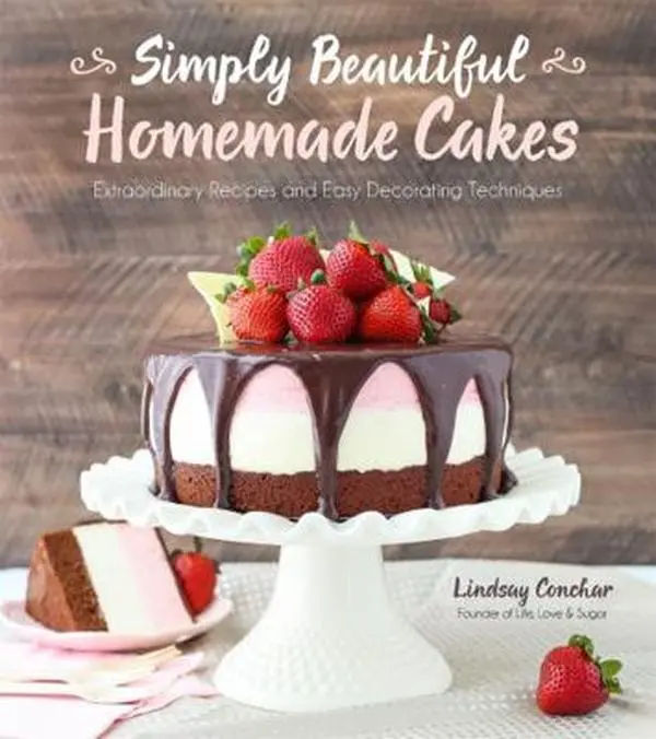 Used Cooking Book - Simply Beautiful Homemade Cakes: Incredibly Flavorful & Gorgeous Cakes, Extraordinary Recipes, Simple Decorating Techniques by Lindsay Conchar (Soft Cover, English)