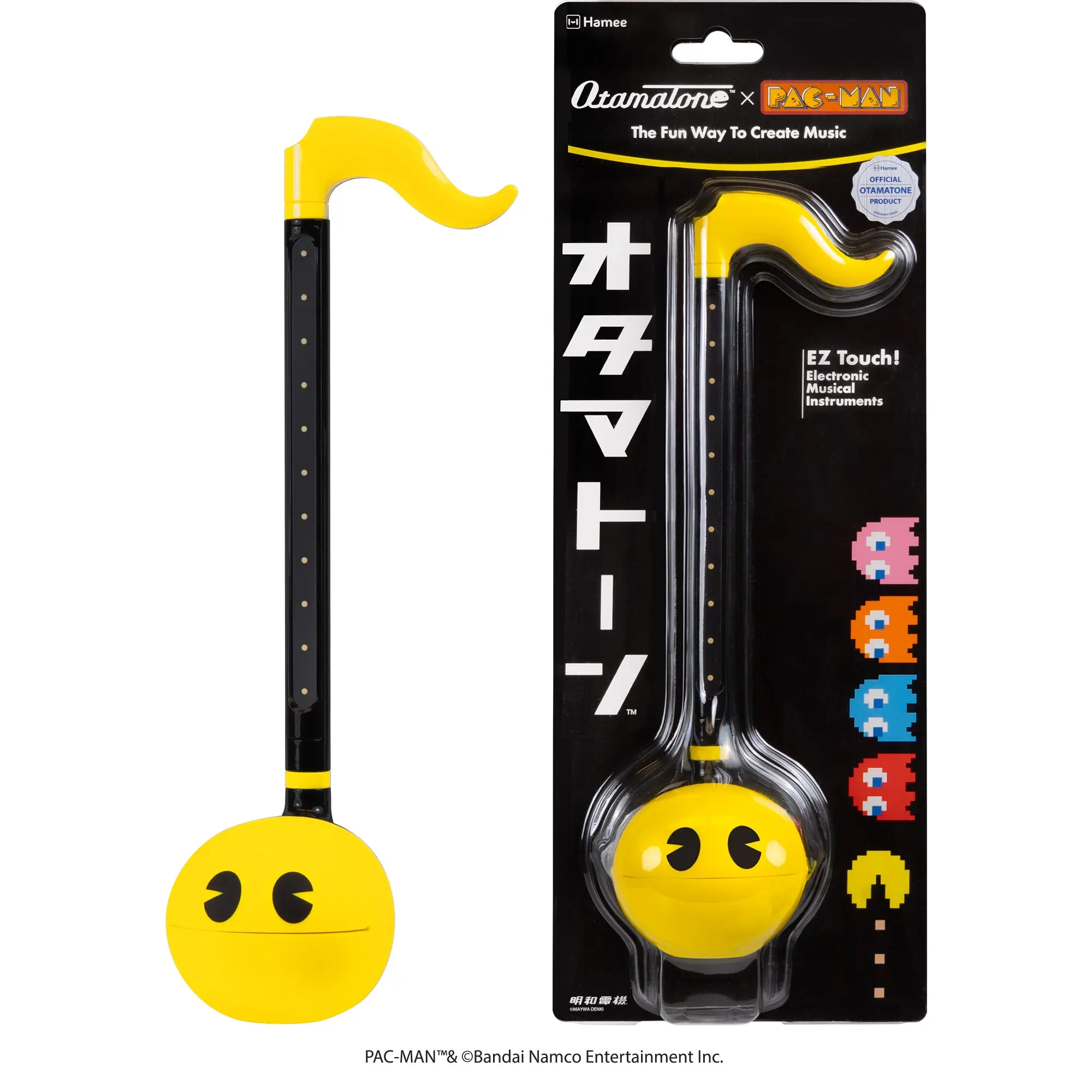 Otamatone PAC-Man Electronic Portable Music Instrument / Synthesizer Toy from Japan by Maywa Denki (Officially Licensed) [English Instructions] - PAC-MAN
