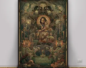 Pans Labyrinth Poster , Wall Art , Wall Prints , Home Decor , Kraft Paper Print , Gift Poster , Movie Poster 45775 165