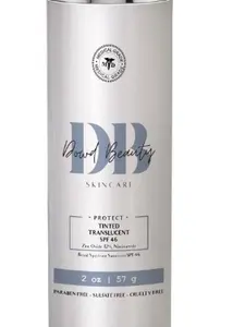Dowd Beauty Skincare Tinted Translucent SPF 46 for Acne Prone Skin, 158g Cream with Zinc Oxide, Niacinamide, and Knotweed Extract - Moisture Facial moisturizer