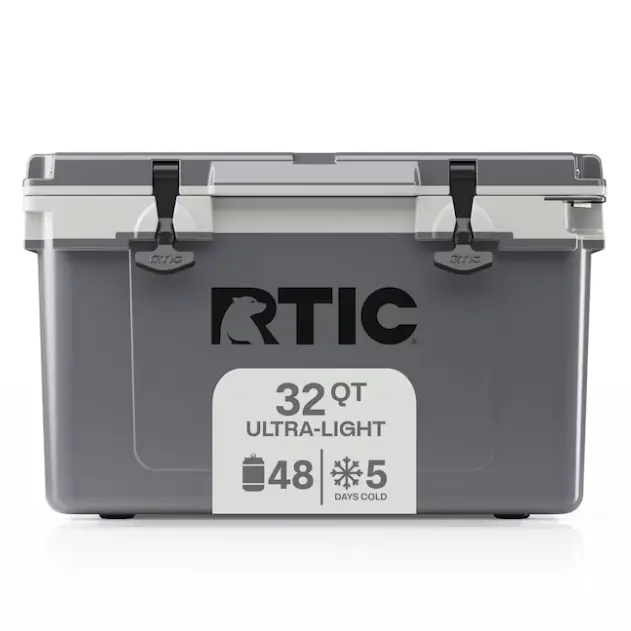 RTIC Outdoors Ultra-Light White 32 Quart Hard Insulated Cooler with Drain Spout