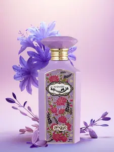ZIMAYA MAZHARIA 3.4 OZ WOMEN EAU DE PARFUM - Radiant & Enchanting Fragrance with Italian Violet, Blackberry, and Magnolia Notes