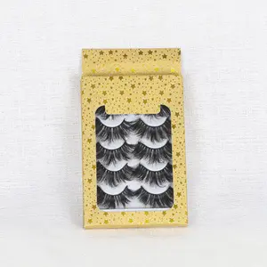 Cat Eye Lashes Natural Fake Lashes Winged End Eye Elongated Eyelashes Faux Mink Eyelashes False Lashes Makeup