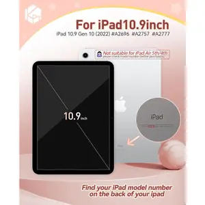 Case for iPad (A16) 11thGeneration 11" 2025/10th Generation 10.9-inch 2022, iPad 10th Case with Kickstand, 2in1 Heavy Duty Shockproof Rugged Protective Cover with Built-in Stand(Rose Gold)