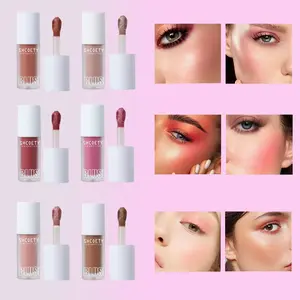 SHCOETY Liquid Cream Blush 4 Colors Available – Hydrating, Natural, Second-Skin Finish, Waterproof & Sweat‑Resistant, Long‑Lasting & Skin‑Fit, Brightens in One Swipe, Stays Put for Swimming, Workouts & Rainy Days.