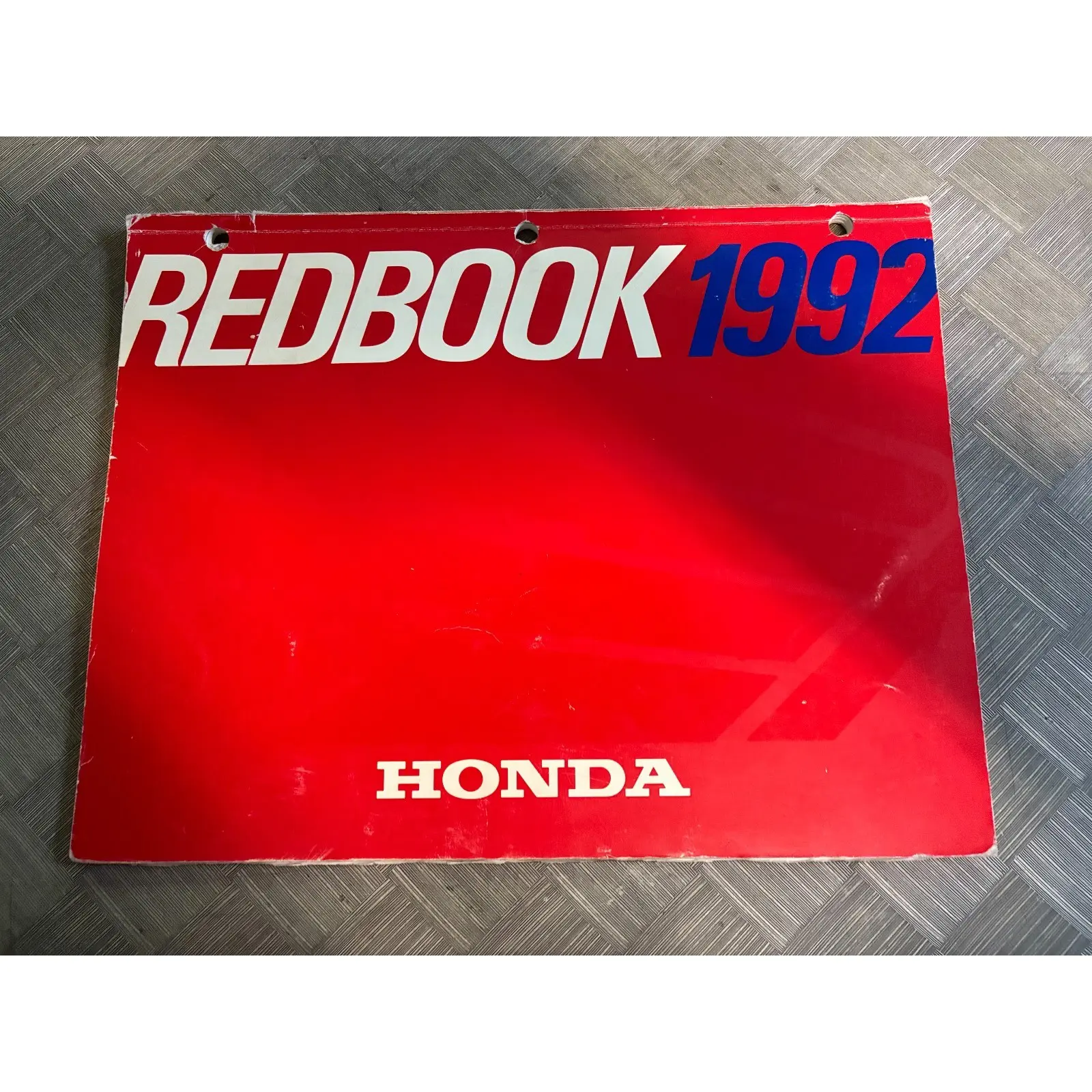 1992 Honda Redbook Motorcycle ATV Dirt Bike Facts & Features Catalog