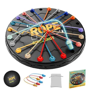 Tangle Challenge Indoor Game, Family Board Games, Educational Strategy Board Game for Kids & Adults, Multi-Level Family Travel Party Game, Perfect Gift
