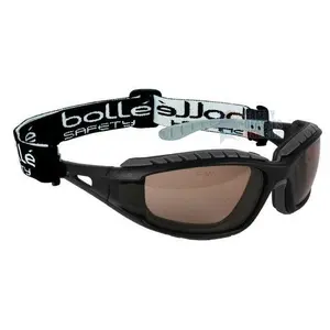 Bolle Tracker Safety Glasses with Black Frame and Twilight Anti-Fog Lenses