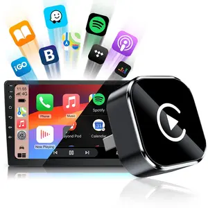 2026 CarPlay Wireless Adapter , for iPhone/Android, Fast Connection Hands-Free Calling