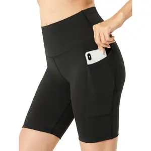 FSTVE Women's Plain Waist Pocket Shapewear Shorts, Minimalist Stretch Seamless Shaper, Tummy Control Butt Lifter, Ladies Shapewear Bottoms