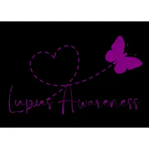 Lupus Awareness Woven Blanket - Cozy Gift for Support and Comfort