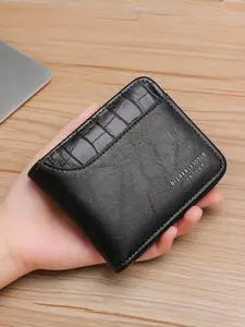 Men's Business Fashion Patchwork Short Wallet, Casual Multi Card Slot Wallet for Daily Used, Vintage All-match Bifold Wallet for Men, Business Style Wallet, Business Wallets