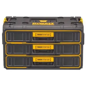 21.3 in. Tool Box, Black & Yellow