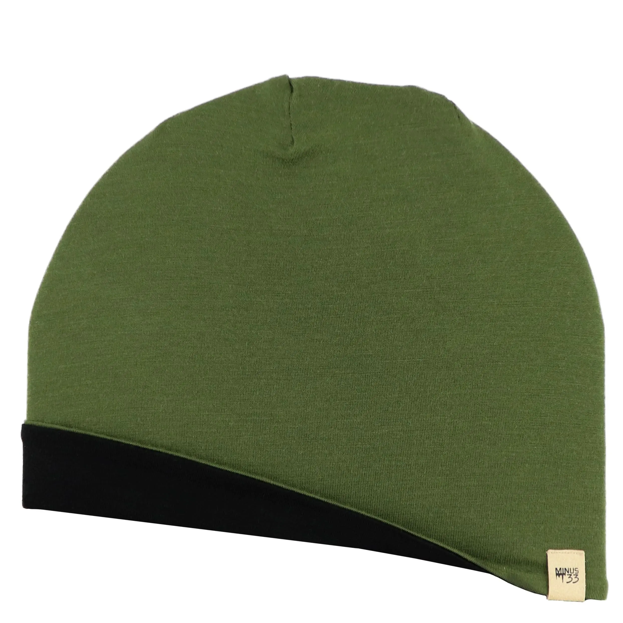 Minus33 - Microweight Merino Wool Reversible Wool Beanie - Woolverino, Moisture Wicking, Soft & Comfortable, Highly Breathable, Anti-Microbial, Insulates When Wet, Fire Resistant, UV Protection, Renewable and Sustainable, Anti-Odor