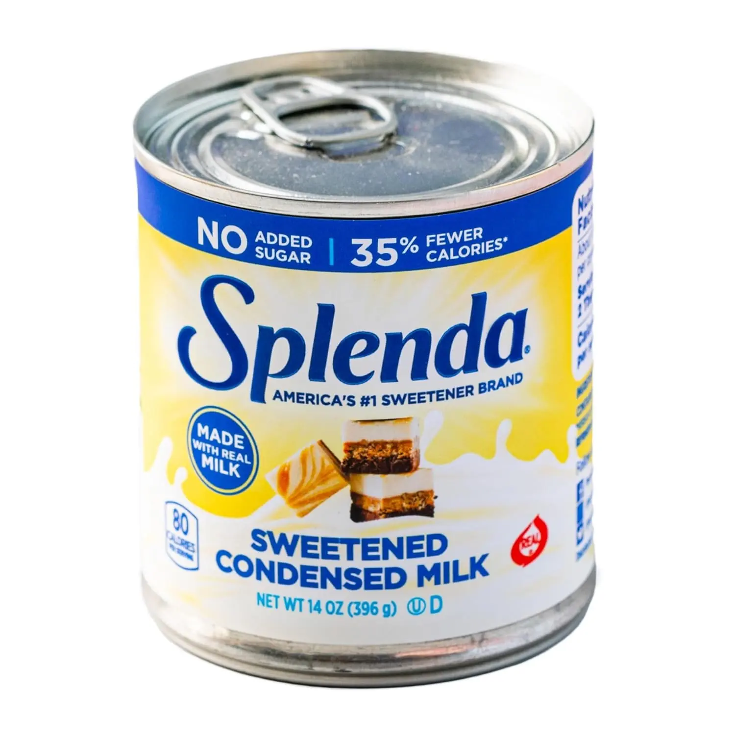 Low Calorie Sweetened Condensed Milk | No Sugar Added, Keto Friendly Baking & Coffee Creamer, 14 oz