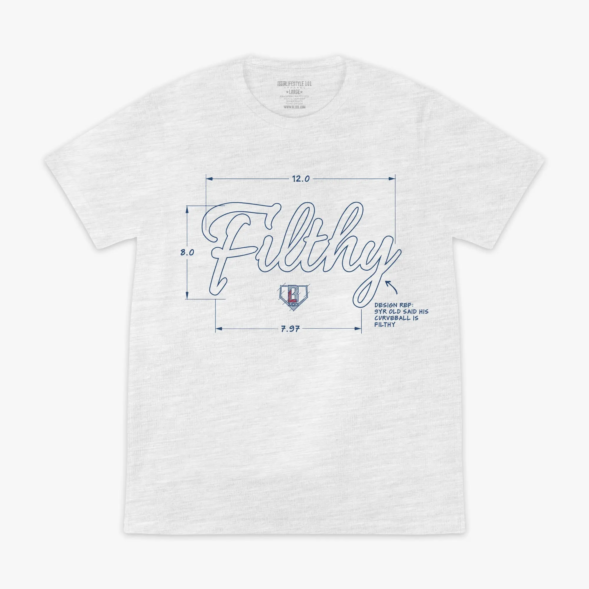 Blueprint Filthy Tee - Heather Gray Blueprint Filthy Tee - Heather Gray