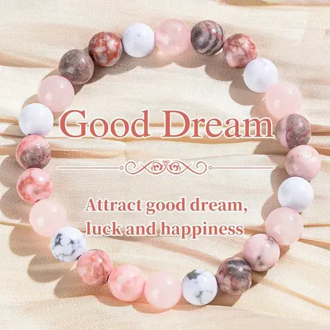 Bohemian Natural Stone Bead Bracelet, Elegant Unisex Jewelry Accessories, Perfect for Daily Wear and Gifts, Handmade Pearls, Bring Prosperity And Luck, Pretty Bracelet, Beautiful Bracelets