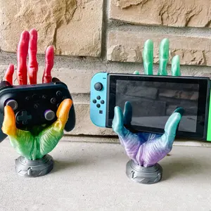 Alien Hand Controller Holder | Gaming Controller Stand | Controller Stand | Alien Hand | Playstation, Xbox, Switch, Nintendo, iPad, iPhone, Android