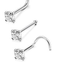 Stainless steel nose studs-2