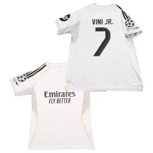 2025 2026 Home VINI jr 7 Short Sleeve Soccer Jersey