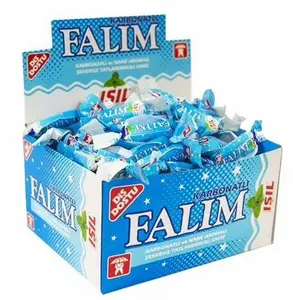 [Father's Day Sale] Falim Sugarless Gum, Individually Wrapped, Carbonate Flavoured - 100 pcs, Sugar-Free, No Sweeteners, Tooth & Jaw Friendly  1 Pack (100 Pieces)