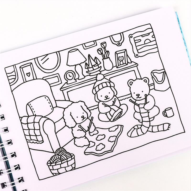 Bobbie Goods Coloring Book Luxury Edition for Adults & Teens, Comfortable Hygienic Design, Relaxing Stress Relief, Random Cover Color