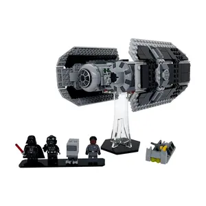 Angled Acrylic Display Stand Compatible with LEGO 75347 TIE Bomber  - Set Not Included