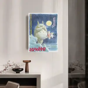 Painting Calligraphy Minimalist Japanese Inner Frame Kawaii Painting Elevate Your Space Light Luxury Classic Inner Frame T-TotoroEs Decor Create a Premium Home Vibe No Drilling Anime Needed Easy to Hang HD Art Inner Frame Art Wall Decoration Anime Design