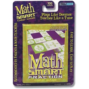 Talicor  Math Smart Fraction Addition Common Denominator Math Game