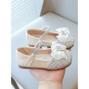Fashion Flower Decor Flat Shoes, Comfortable Princess Shoes for Daily Wear, Ideal for Girls, Round Toe Flat Shoes