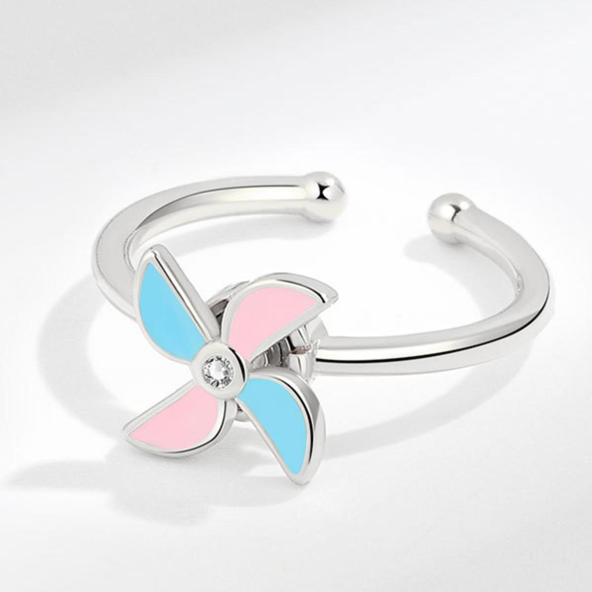 Elegant Rotatable Windmill-Inspired Wrap Ring, Premium Craftsmanship Spinning Adjustable Open Ring, Dainty Everyday Wear Fidget Jewelry for Women, Thoughtful Gift for Mom Girlfriend Wife, Versatile Layering Accessory Elegant Rotatable Windmill-Inspired Wrap Ring, Premium Craftsmanship Spinning Adjustable Open Ring, Dainty Everyday Wear Fidget Jewelry for Women, Thoughtful Gift for Mom Girlfriend Wife, Versatile Layering Accessory
