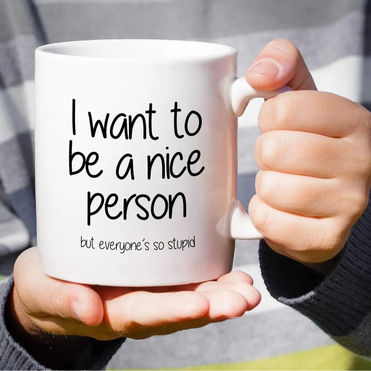 [Black Friday]HarleyLand Funny Friendship Gifts for Women,11oz Coffee Mug Gifts for Sisters Mom Grandma Wife Daughter,Sister Gifts from Sister