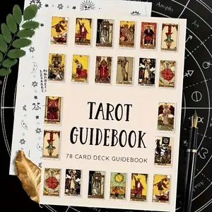 Tarot Guide Book for Beginners to Advanced Tarot Knowledge, Spiritual Growth & Divination Manual, Ideal Gift for Christmas Birthday Halloween Thanksgiving
