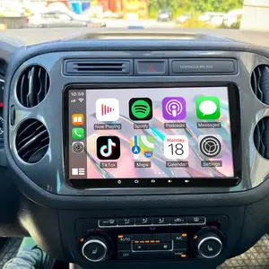 9" Android 14 Car Stereo for VW Tiguan 2007–2015 | Wireless CarPlay & Android Auto, GPS, Bluetooth, WiFi, AHD Camera, 2+32GB