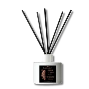 Garden Of Eden Reed Diffuser - Scented Freshener with 5 Black Reeds for Room Fragrance