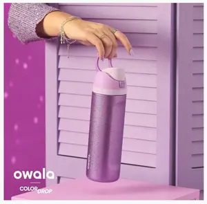 Owala 24oz FreeSip So Eggstra - (Limited Edition) Color Drop Exclusive, Insulated Stainless Steel Water Bottle Aesthetic Drinkware for Sport Lovers, Urban Outfitters Bottle