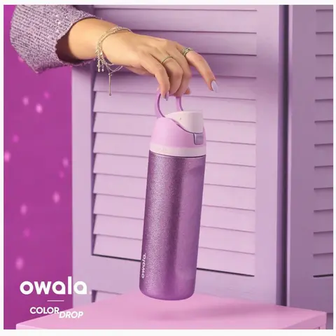 Owala 24oz FreeSip So Eggstra - (Limited Edition) Color Drop Exclusive, Insulated Stainless Steel Water Bottle Aesthetic Drinkware for Sport Lovers, Urban Outfitters Bottle