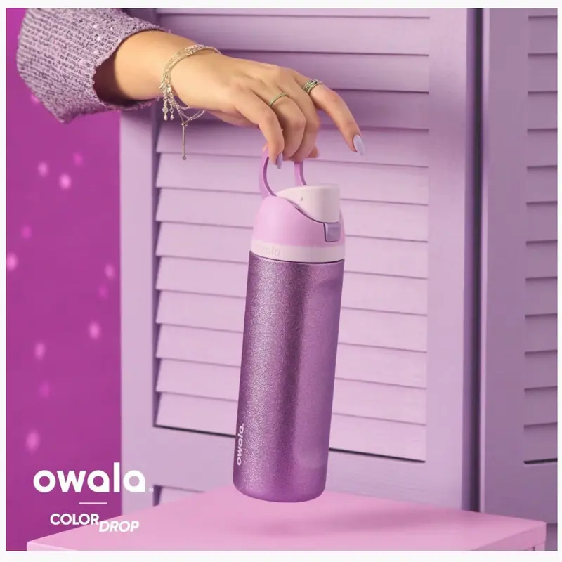Owala 24oz FreeSip So Eggstra - (Limited Edition) Color Drop Exclusive, Insulated Stainless Steel Water Bottle Aesthetic Drinkware for Sport Lovers, Urban Outfitters Bottle