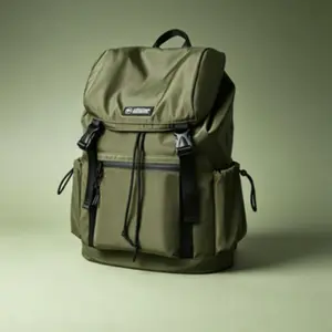 Fashion Backpack, Casual Flip Cover Travel Bag, Simple Waterproof Trendy Brand Shoulder Laptop Bag, Stylish School Bag