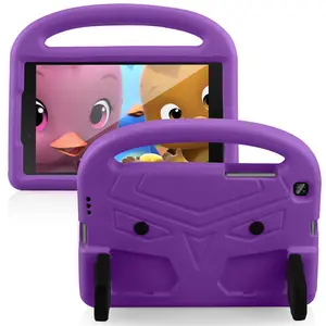For Samsung 8 inch flat panel protective cover tab 8 inch T290 anti-fall all-inclusive T295 children's protective case Purple Kids Friendly Tablet Casing - Computer, Protection