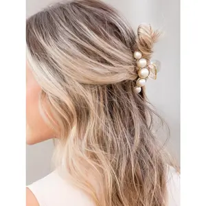 Pretty Hair Everyday Pearl Beads Hair Clip