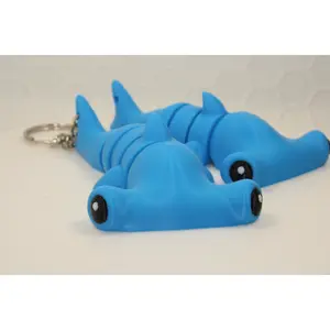 Hammerhead Shark Keychain