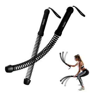 Soulyis Cordless Battle Ropes for Home Gym - Cordless Training Rope Fitness Equipment for Men & Women, Weighted Workout Ropes for HIIT, No-Jump Full-Body Exercise, Ideal for Fitness Enthusiasts Workout Equipment Training Equipment & Festival Gift