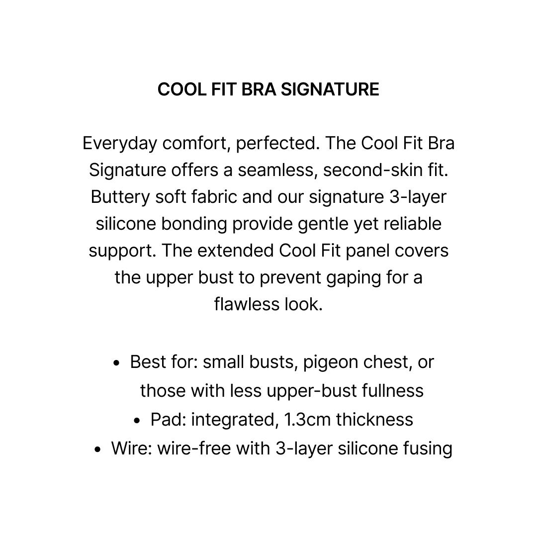 VERISH Coolfit Bra Signature Wireless Seamless Everyday Bra for Women,Cooling Fabric,Moisture Wicking Lingerie,Fixed Padding Smooth