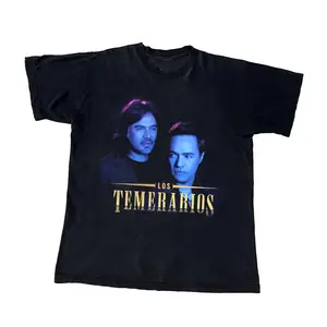 New Rare Los Temerarios Live Collection Singer shirt